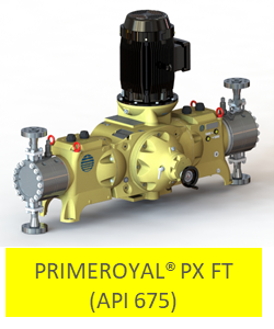 An image of a Milton Roy PRIMEROYAL PX FT pump. 