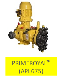 Eine Abbildung einer Milton Roy PRIMEROYAL Pumpe. 